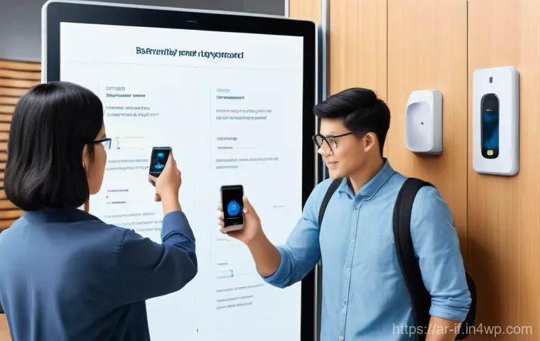 비밀번호 대체 인증의 신뢰성 - **Prompt 2: Passkeys: The Future of Effortless Access**
    "A close-up, modern, and clean shot focu...